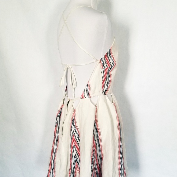 Tularosa Helix Cutout Beatnik Stripe Mini Dress - Picture 6 of 8
